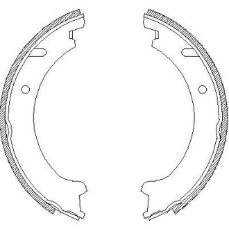 Гальмівні колодки барабанні ROADHOUSE 4721.00