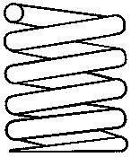 Пружина передняя SACHS 997 109