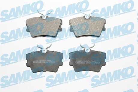 Фото 1 - колодки задние R15 SAMKO 5SP616 Колодки задние R15 SAMKO 5SP616 (фото 1)