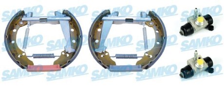 Колодки гальмівні з циліндрами SAMKO KEG407 (фото 1)