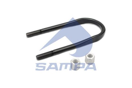 Фото 1 - стремянка рессоры RVI M24x2/151x370 SAMPA 079.053/1 Стремянка рессоры RVI M24x2/151x370 SAMPA 079.053/1 (фото 1)