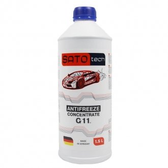 SATO Антифриз синий (-80С) 1,5л. G11 SATO TECH G1101B (фото 1)
