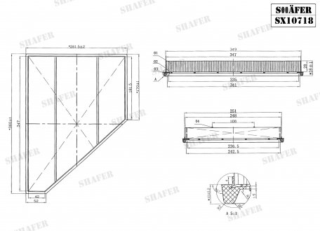 Фільтр повітряний Buick Enclave, Cadillac XT5, XT6, Chevrolet Blazer, Traverse, GMC Acadia (17-) (U SHAFER SX10718
