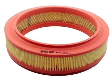 Фільтр повітряний Renault Clio I, Megane I, Rapid, Super 5, 11, 19, 21, Accord, 1.4-1.8, 83-03 (з ме SHAFER SX317 (фото 1)