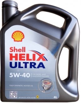 Олива моторна Helix Ultra 5W-40, 4л. SHELL 550040562 (фото 1)