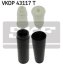 Пилозахисний к-т амортизатора задн AUDI A3, TT  SEAT LEON  SKODA OCTAVIA I  VW BORA, BORA I, GOLF IV, JETTA IV, NEW BEETLE 1.2-3.2 09.96-04.18 VKDP 43117 T