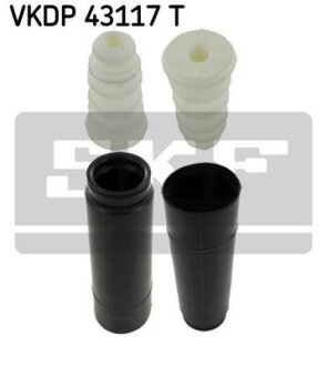 Пилозахисний к-т амортизатора задн AUDI A3, TT SEAT LEON SKODA OCTAVIA I VW BORA, BORA I, GOLF IV, JETTA IV, NEW BEETLE 1.2-3.2 09.96-04.18 SKF VKDP 43117 T (фото 1)