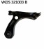 SKF VW Рычаг правый (с шар.опорой) Polo 09-,Seat Ibiza,Audi VKDS 321003 B