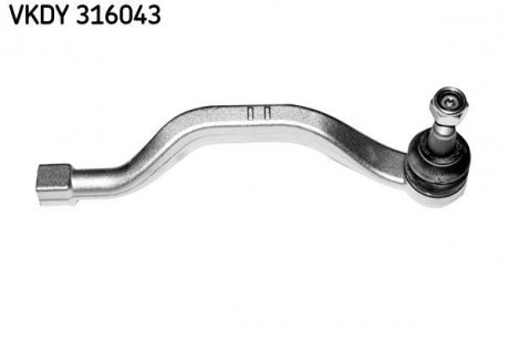 Накінечник рульової тяги RENAULT Laguna III \&#039;\&#039;FR \&#039;\&#039;07-15 SKF VKDY316043 (фото 1)
