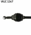 VW піввісь SKODA Gitigo, SEAT Mii 1,0, 2011- SKF VKJC 1347 (фото 2)