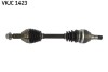 SKF OPEL Полуось лів. L=606mm 30/25 зуб. VECTRA C (Z02) 1.9 CDTI (F69) 05-08, SIGNUM (Z03) 1.9 CDTI 04-08 VKJC 1423