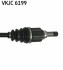 Вал приводной RENAULT FLUENCE (L3_)/ MEGANE III/ SCENIC III SKF VKJC 6199 (фото 3)