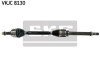 SKF RENAULT Напіввісь передн. права LAGUNA III Grandtour 1.5 dCi 07-15 VKJC 8130