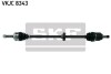 SKF OPEL Полуось правая L=932mm Combo 00- VKJC 8343