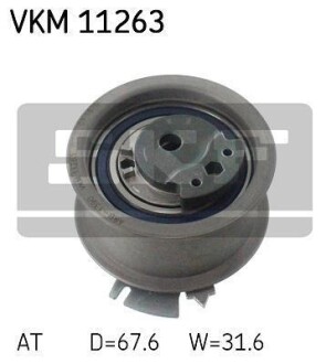 Ролик ременя грм натяжний AUDI/SEAT/SKODA/VW A4/A6/Octavia/Superb/Golf/Jetta/Passat/Tiguan "2L "03>> SKF VKM11263