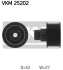Ролик ГРМ обвідний (VKM25202) SKF VKM 25202