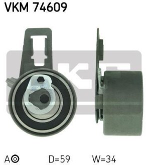 Ролик модуля натягувача ременя SKF VKM 74609