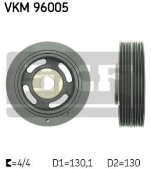 Шків ременя генератора SKF VKM 96005 (фото 1)