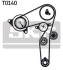 SKF К-кт ГРМ  (рем.+2 шт. ролики) Opel Astra H, Vectra C 1.9CDTI 04- VKMA 02194