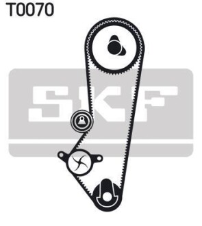 Комплект ремня ГРМ SKF VKMA 04202