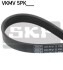 SKF Ремень поликлиновый 5PK1030 VKMV 5PK1030