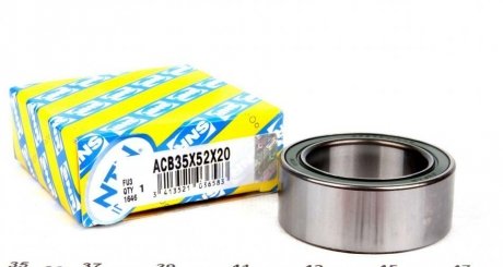 Шариковый подшипник для компрессора кондиционера SNR NTN ACB35X52X20