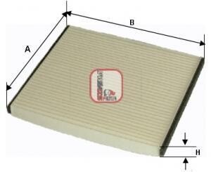 Фільтр салону TOYOTA__ &quot;1,4-1,5 &quot;00-05 SOFIMA S3050C (фото 1)