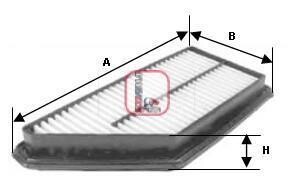 Фільтр повітряний SOFIMA S3337A