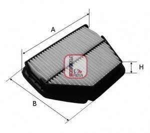 Фільтр повітряний CHEVROLET/OPEL &quot;2,0-2,5 &quot;06&gt;&gt; SOFIMA S3392A (фото 1)