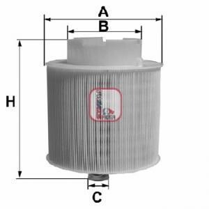 Фільтр повітряний AuUDI "2,6-3,0 "04-11 SOFIMA S7598A