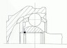 ШРУС SKODA/VW Fabia/Octavia/Bora/Golf/Polo "1,4-2,3 "98-10 SPIDAN 25307 (фото 2)