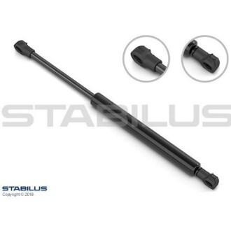 Амортизатор заднего стекла, F=150N, L=58.45см, H=25см STABILUS 713210