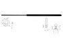 Амортизатор багажника 16.42.803