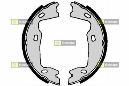 Гальмівні колодки барабанні STARLINE BC 02570 (фото 1)