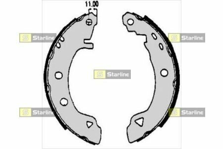 Гальмівні колодки барабанні STARLINE BC 04920