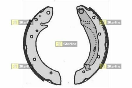 Гальмівні колодки барабанні STARLINE BC 07165