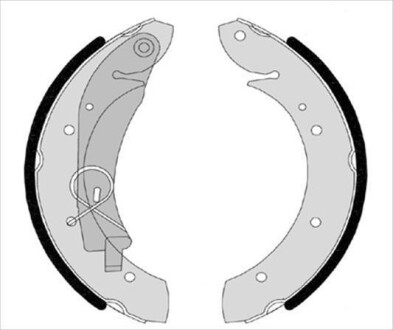 Комлект тормозных накладок STARLINE BC 07420