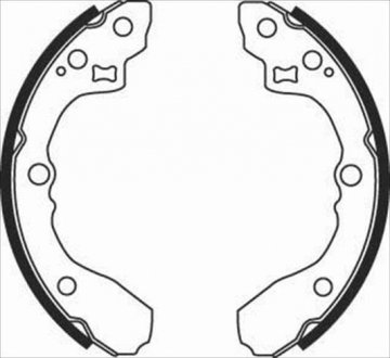 Гальмівні колодки барабанні STARLINE BC 08060