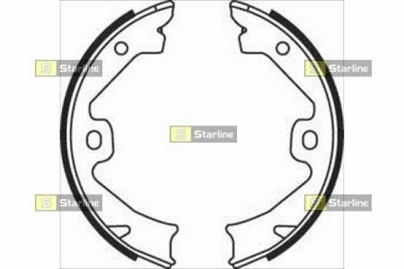 Гальмівні колодки барабанні STARLINE BC 08140 (фото 1)