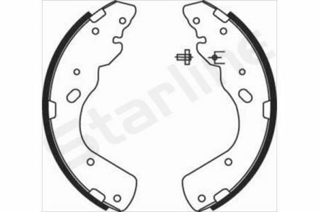 Гальмівні колодки барабанні STARLINE BC 08450