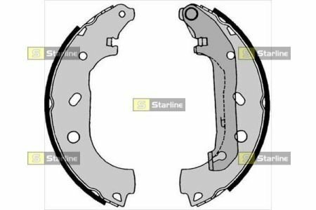 Гальмівні колодки барабанні STARLINE BC 08550