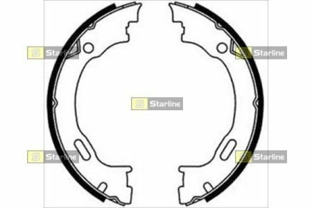 Гальмівні колодки барабанні STARLINE BC 08720