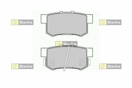 Гальмівні колодки дискові STARLINE BD S519 (фото 1)