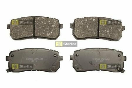 Гальмівні колодки дискові STARLINE BD S532 (фото 1)