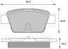 Гальмівні колодки дискові BD S836P