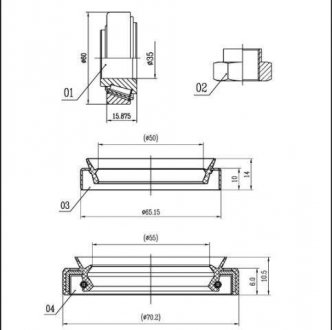 Підшипник колісний STARLINE LO 00687