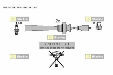 Комплект кабелiв запалювання STARLINE ZK 5248