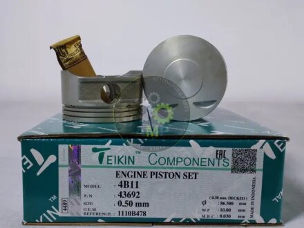 Поршень двигуна (комплект) TEIKIN 43692050 (фото 1)