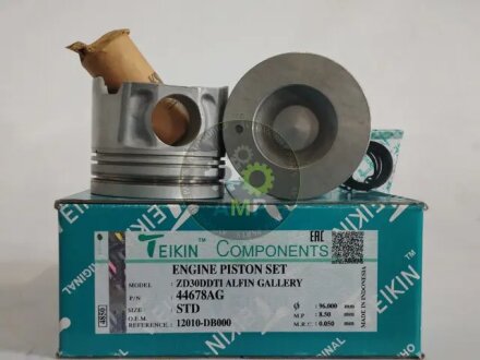 Фото 1 - поршни STD (к-кт на мотор) ZD30DDTi с2006-- Nissan Patrol TEIKIN 44678AGSTD Поршни STD (к-кт на мотор) ZD30DDTi с2006-- Nissan Patrol TEIKIN 44678AGSTD (фото 1)