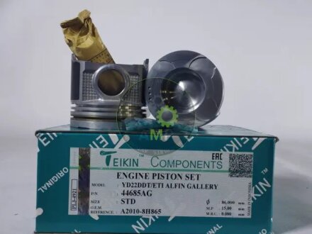 Фото 1 - поршни стандарт (STD) (к-кт на мотор) NISSAN YD22DDT ETI Alfin Gallery TEIKIN 44685AGSTD Поршни стандарт (STD) (к-кт на мотор) NISSAN YD22DDT ETI Alfin Gallery TEIKIN 44685AGSTD (фото 1)